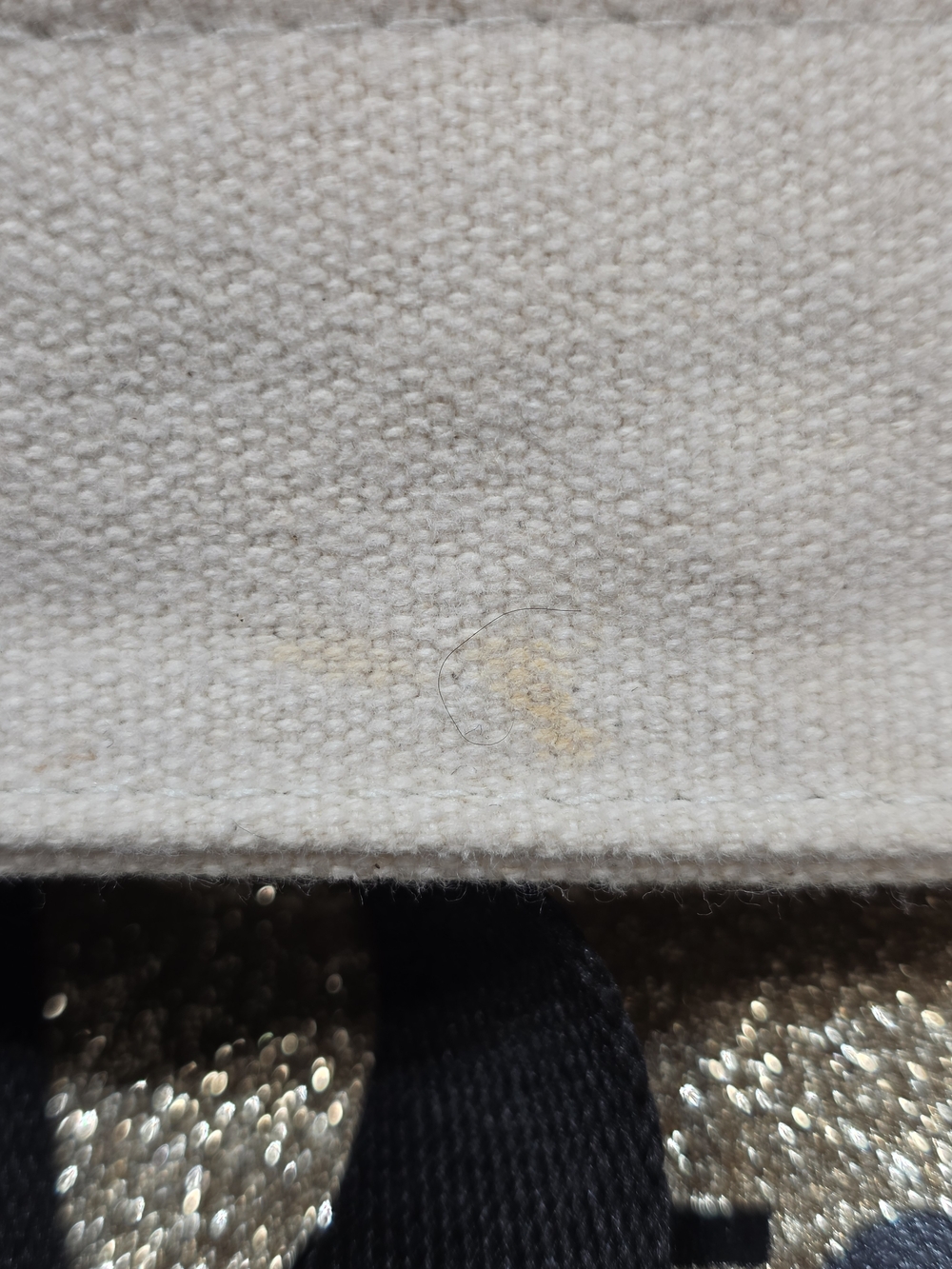 Victoria's Secret Cream and Gold Canvas Tote Bag - Picture 10 of 15